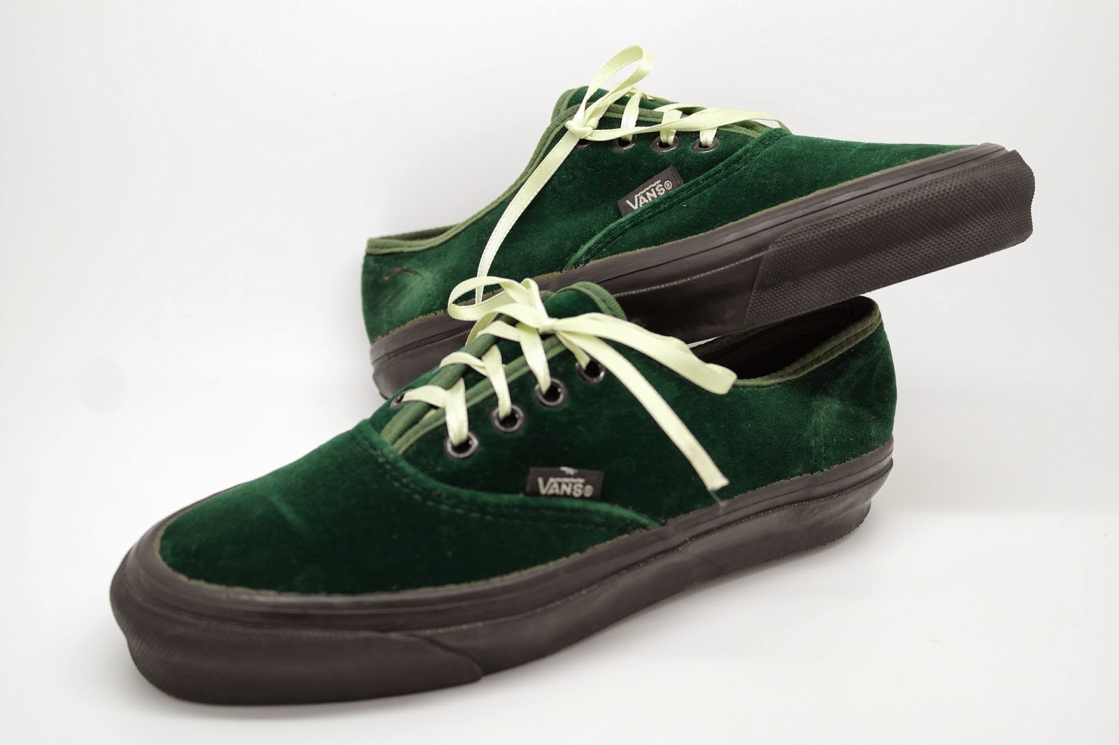 vans green velvet vans green velvet